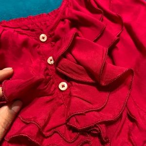 Hot pink spaghetti strap top